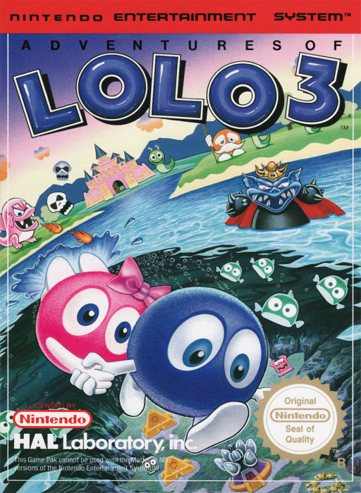 Adventures of Lolo 3 (Europe) box art